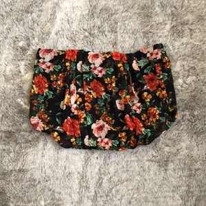 Floral tube top